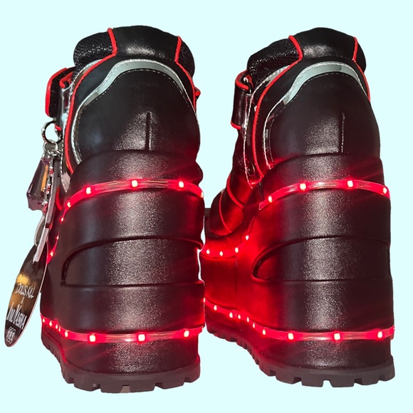 DOLLS KILL X INUYASHA Light Up Platform Sneakers - Picture 4 of 8